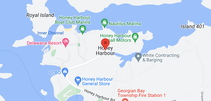 map of 2849 HONEY HARBOUR ROAD #7